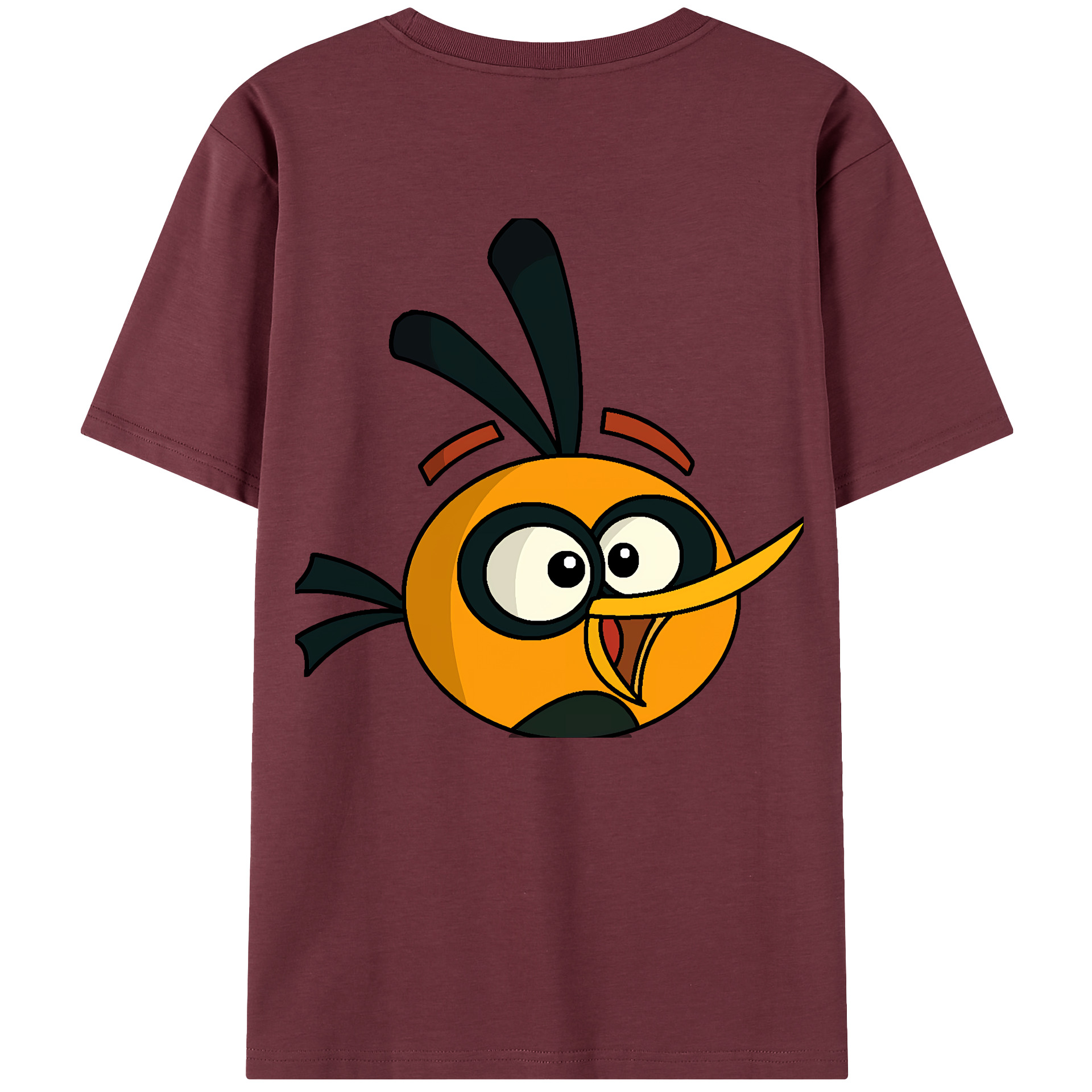 （画像用） Angry Birds アングリーバード 綿100％半袖Tシャツ（背面プリント）